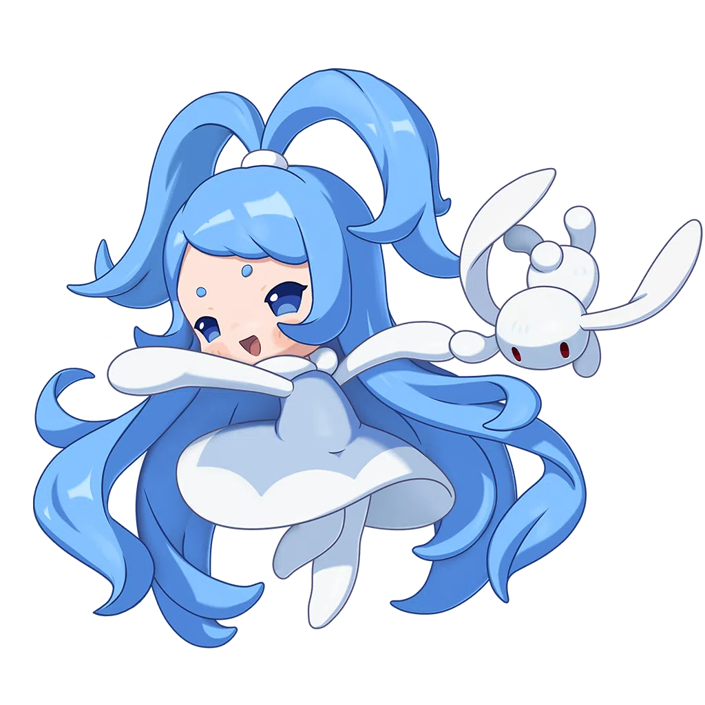 雪影娃娃 · 洛克王国精灵